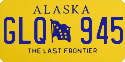 AK license plate GLQ945