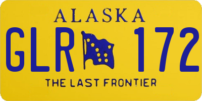 AK license plate GLR172