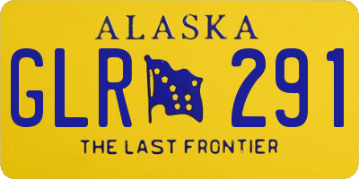 AK license plate GLR291