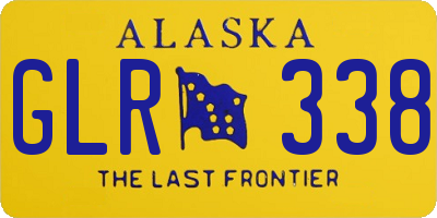 AK license plate GLR338