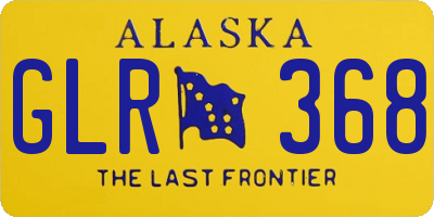 AK license plate GLR368