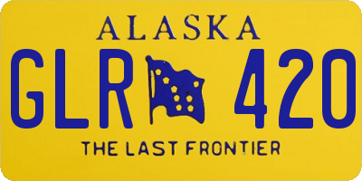 AK license plate GLR420