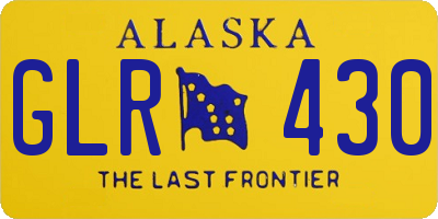 AK license plate GLR430