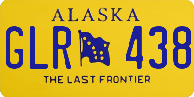 AK license plate GLR438