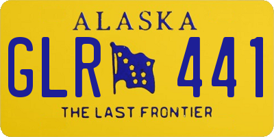 AK license plate GLR441