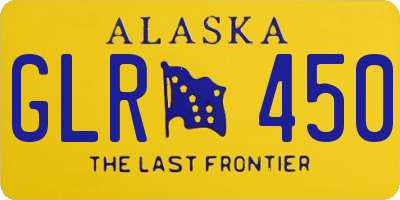 AK license plate GLR450