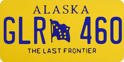 AK license plate GLR460