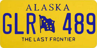 AK license plate GLR489
