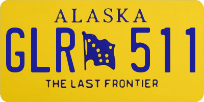 AK license plate GLR511