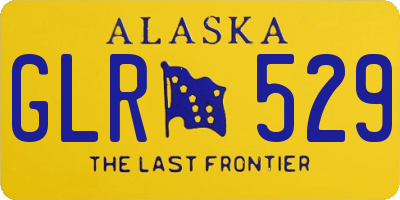 AK license plate GLR529