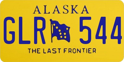 AK license plate GLR544