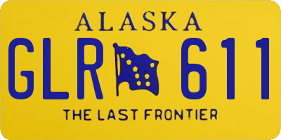 AK license plate GLR611