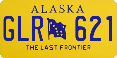 AK license plate GLR621