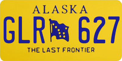 AK license plate GLR627