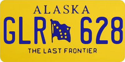 AK license plate GLR628