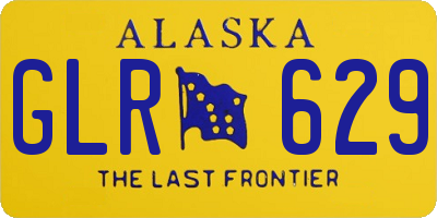 AK license plate GLR629