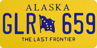 AK license plate GLR659