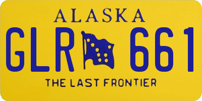 AK license plate GLR661