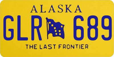 AK license plate GLR689