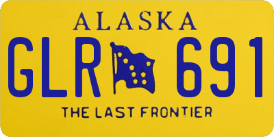 AK license plate GLR691