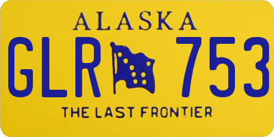 AK license plate GLR753