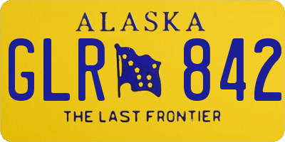 AK license plate GLR842