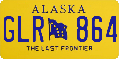 AK license plate GLR864