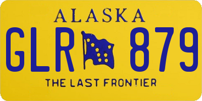 AK license plate GLR879