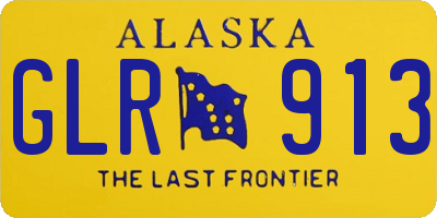 AK license plate GLR913