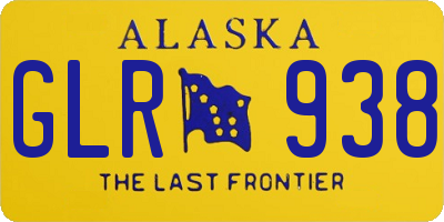 AK license plate GLR938