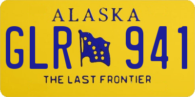 AK license plate GLR941