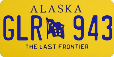 AK license plate GLR943