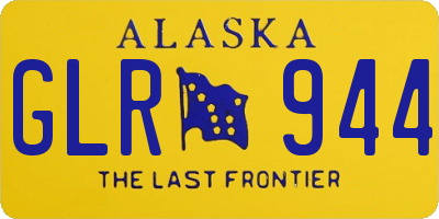 AK license plate GLR944