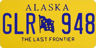 AK license plate GLR948