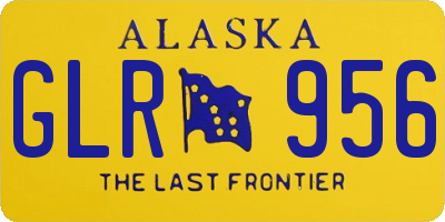 AK license plate GLR956