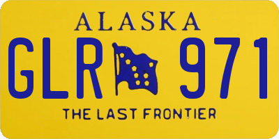 AK license plate GLR971