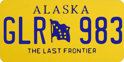 AK license plate GLR983