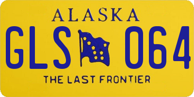 AK license plate GLS064