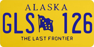 AK license plate GLS126