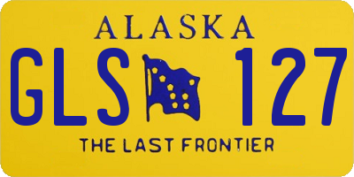AK license plate GLS127