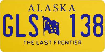 AK license plate GLS138