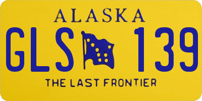 AK license plate GLS139