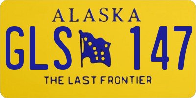 AK license plate GLS147