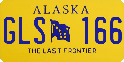AK license plate GLS166