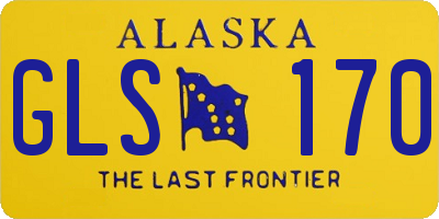 AK license plate GLS170