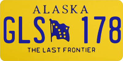 AK license plate GLS178