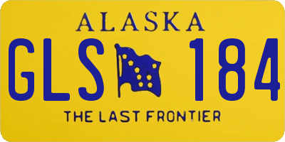 AK license plate GLS184