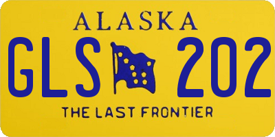 AK license plate GLS202