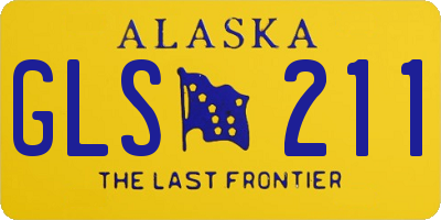 AK license plate GLS211