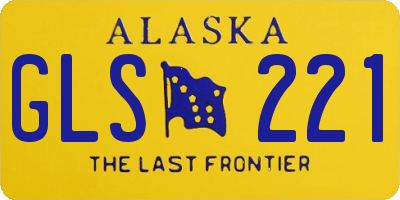 AK license plate GLS221